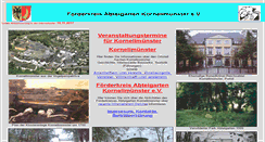 Desktop Screenshot of abteigarten-komue.de