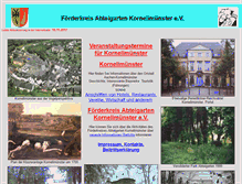 Tablet Screenshot of abteigarten-komue.de